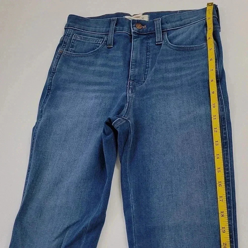 Madewell Stretchy Skinny Jeans Roadtripper Jeggings Zipper Ankle - Picture 4 of 13